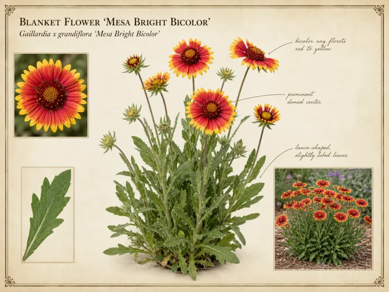 Blanket Flower ‘Mesa Bright Bicolor’ (Gaillardia x grandiflora ‘Mesa Bright Bicolor’)