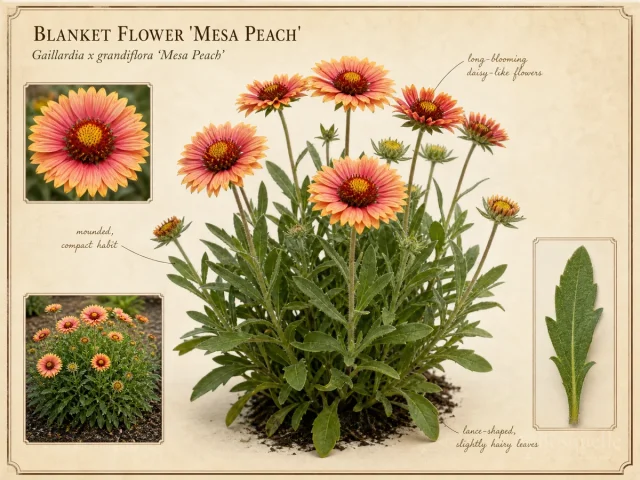 Blanket Flower ‘Mesa Peach’ (Gaillardia x grandiflora ‘Mesa Peach’)