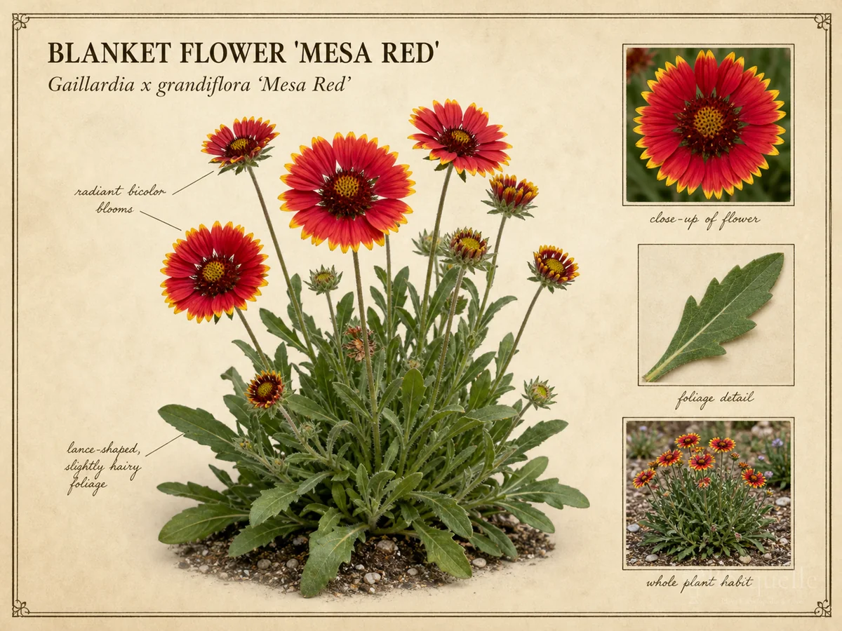 Blanket Flower ‘Mesa Red’ (Gaillardia x grandiflora ‘Mesa Red’)