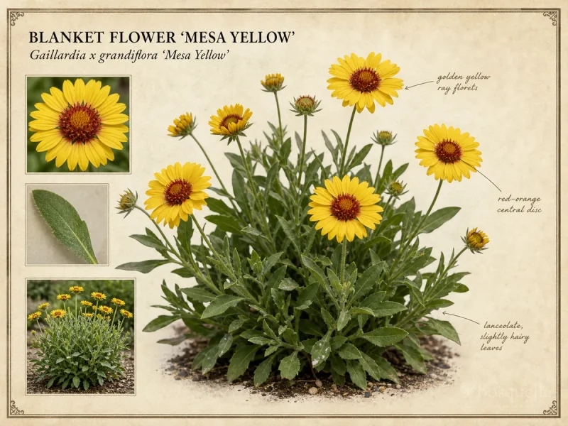Blanket Flower ‘Mesa Yellow’ (Gaillardia x grandiflora ‘Mesa Yellow’)