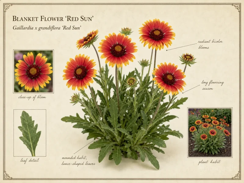 Blanket Flower ‘Red Sun’ (Gaillardia x grandiflora ‘Red Sun’)