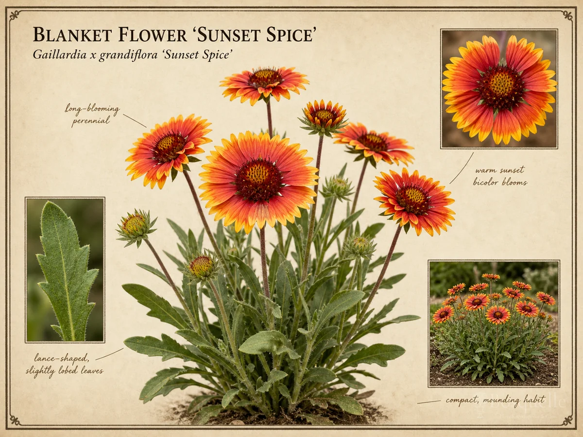 Blanket Flower ‘Sunset Spice’ (Gaillardia x grandiflora ‘Sunset Spice’)