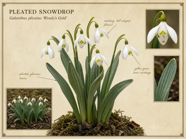 Pleated Snowdrop