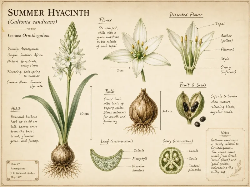 Summer Hyacinth (Galtonia candicans)