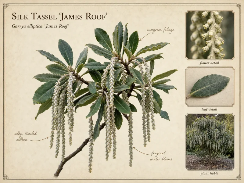 Silk Tassel 'James Roof' — Give it sun or afternoon shade, soil that drains,…