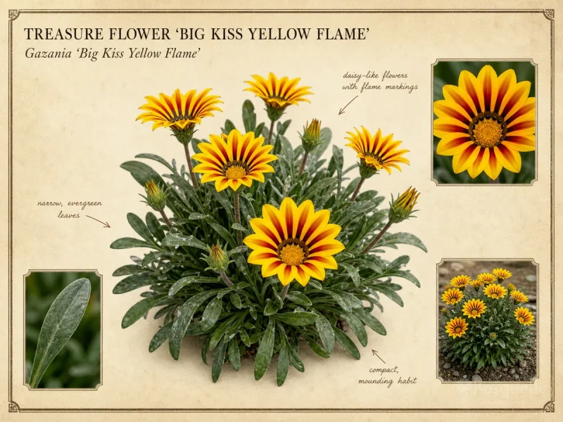 Treasure Flower 'Big Kiss Yellow Flame'