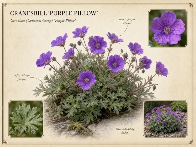 Cranesbill ‘Purple Pillow’ (Geranium (Cinereum Group) ‘Purple Pillow’)