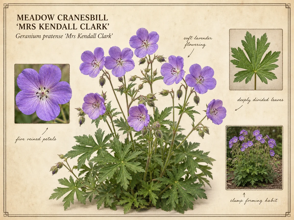 Meadow Cranesbill 'Mrs Kendall Clark'