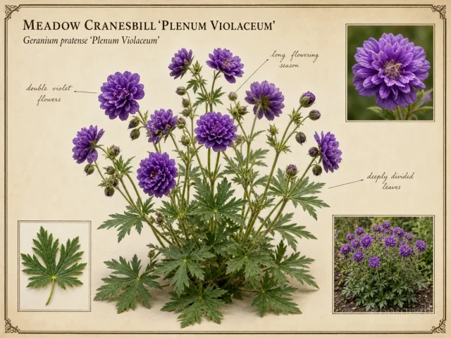 Meadow Cranesbill 'Plenum Violaceum' — Meadow cranesbill (pratense) (6)