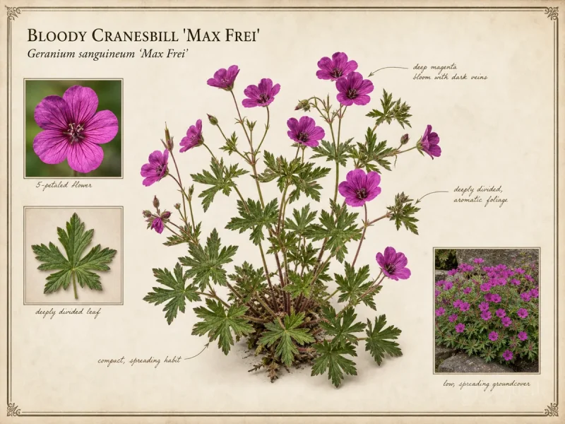 Bloody Cranesbill ‘Max Frei’ (Geranium sanguineum ‘Max Frei’)