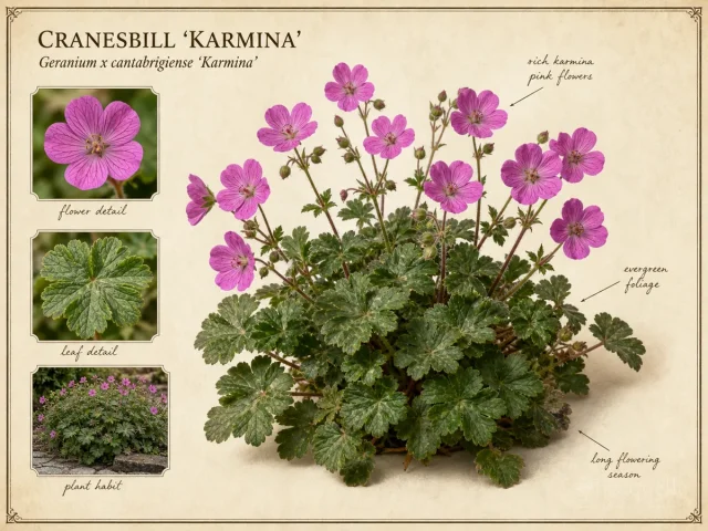 Cranesbill 'Karmina' — Bigroot and cantabrigiense (5)
