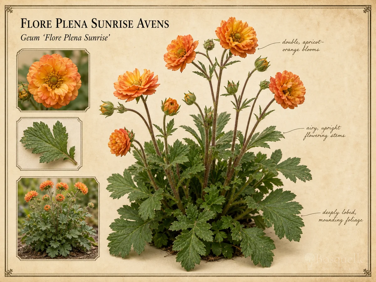 Flore Plena Sunrise Avens (Geum ‘Flore Plena Sunrise’)