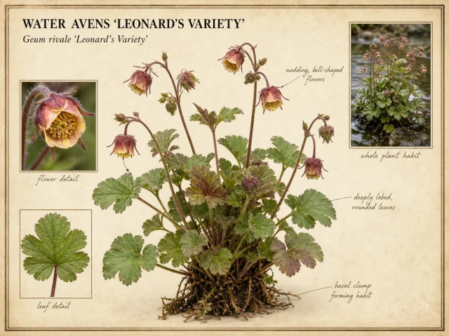Water Avens 'Leonard's Variety'