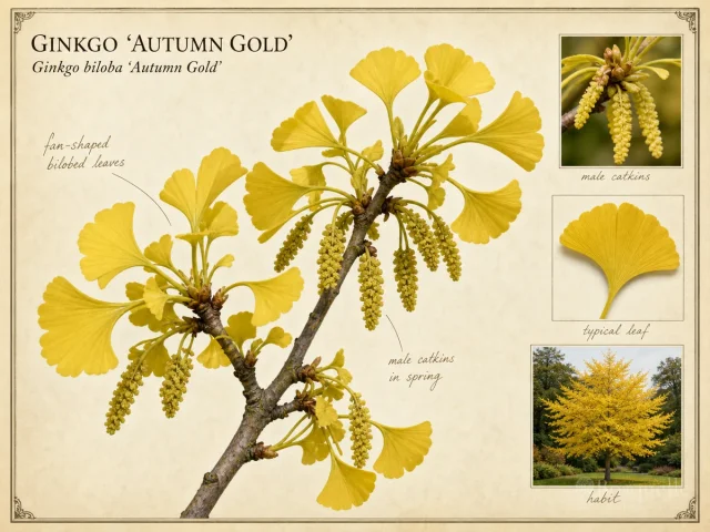 Ginkgo ‘Autumn Gold’ (Ginkgo biloba ‘Autumn Gold’)