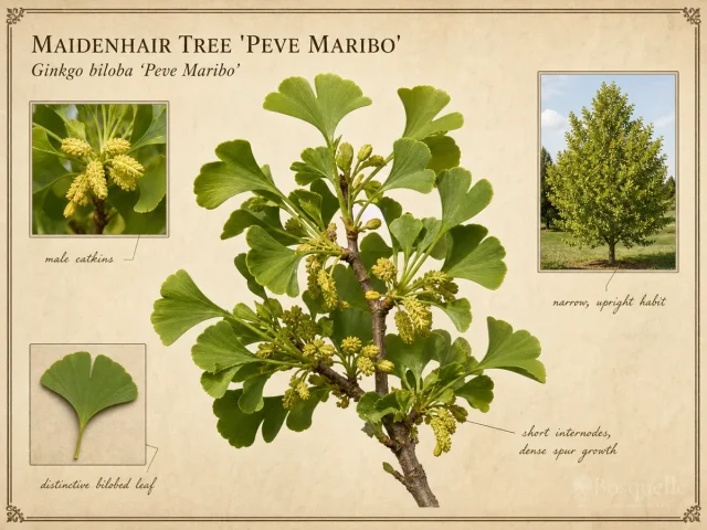 Maidenhair Tree ‘Peve Maribo’ (Ginkgo biloba ‘Peve Maribo’)