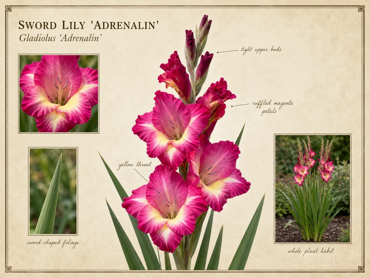 Sword Lily ‘Adrenalin’ (Gladiolus ‘Adrenalin’)