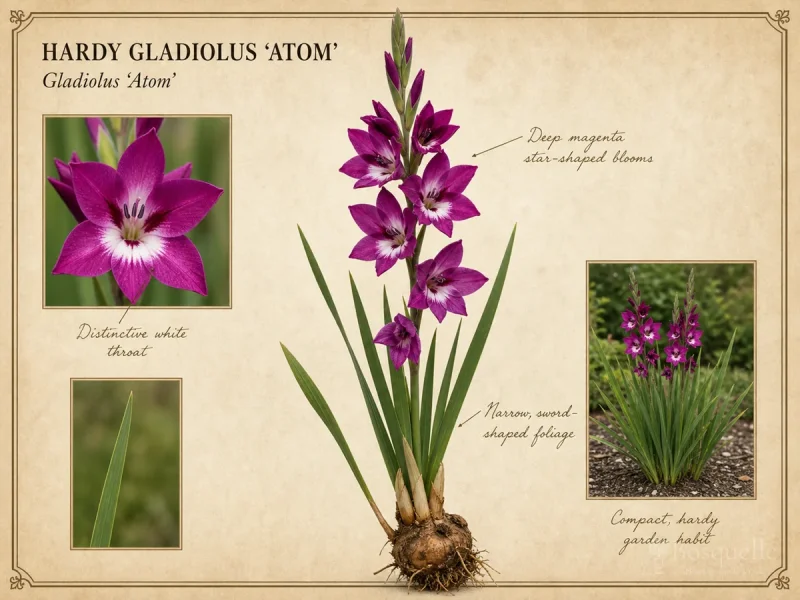 Hardy Gladiolus ‘Atom’ (Gladiolus ‘Atom’)