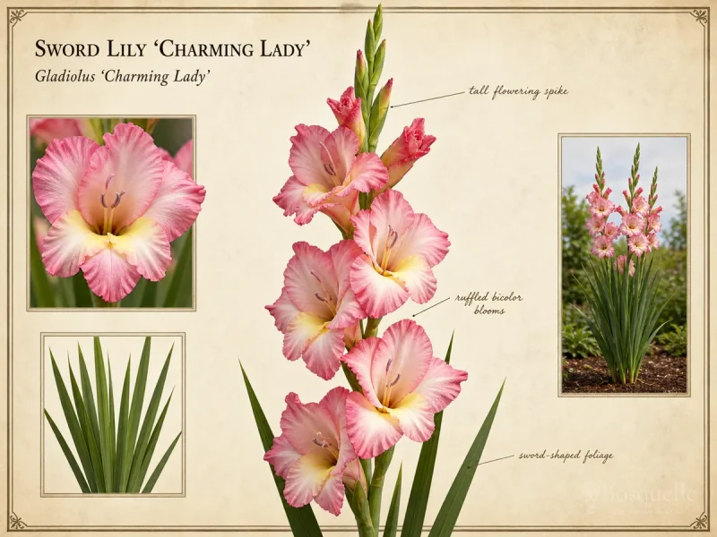 Sword Lily 'Charming Lady'