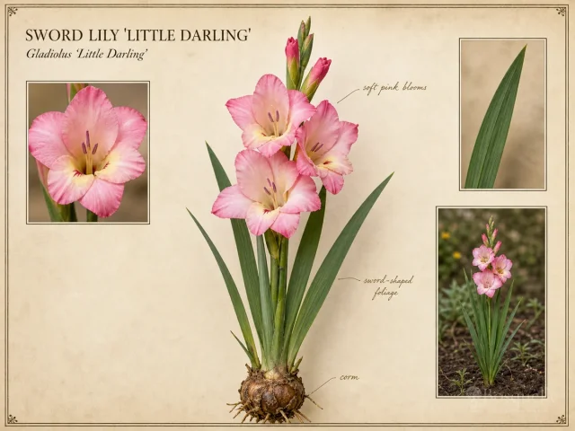 Sword Lily ‘Little Darling’ (Gladiolus ‘Little Darling’)
