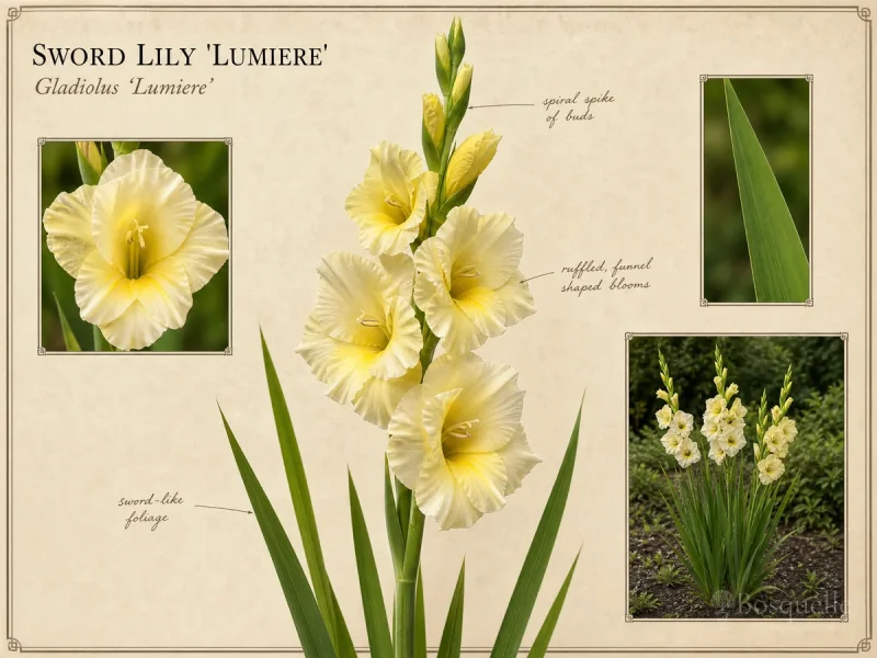 Sword Lily ‘Lumiere’ (Gladiolus ‘Lumiere’)
