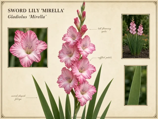 Sword Lily ‘Mirella’ (Gladiolus ‘Mirella’)