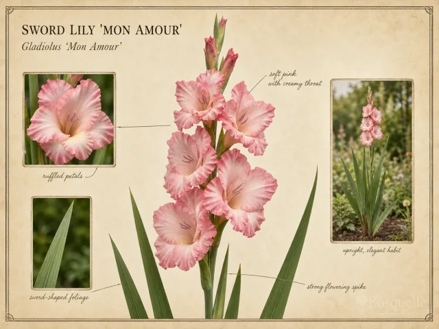 Sword Lily ‘Mon Amour’ (Gladiolus ‘Mon Amour’)