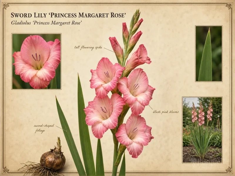 Sword Lily ‘Princess Margaret Rose’ (Gladiolus ‘Princess Margaret Rose’)