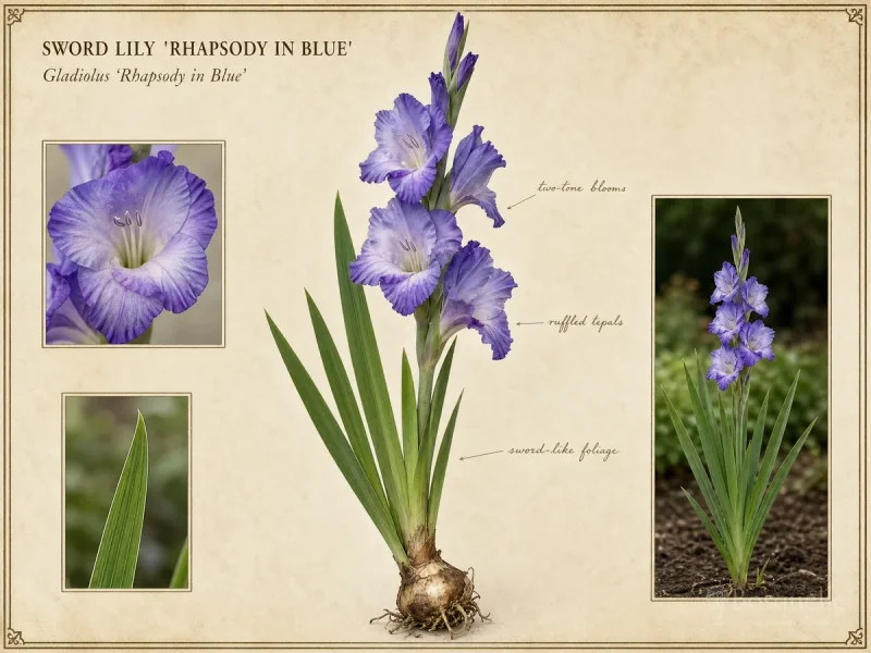 Sword Lily ‘Rhapsody in Blue’ (Gladiolus ‘Rhapsody in Blue’)
