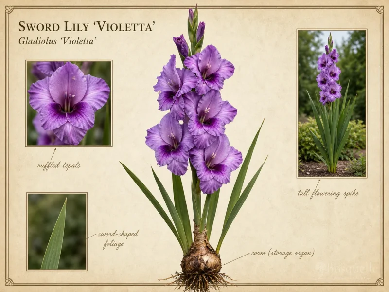 Sword Lily 'Violetta'