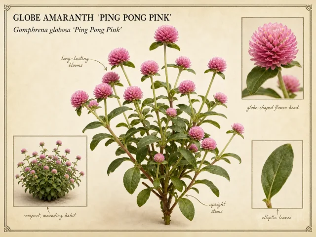Globe Amaranth 'Ping Pong Pink' — How to plant globe amaranth