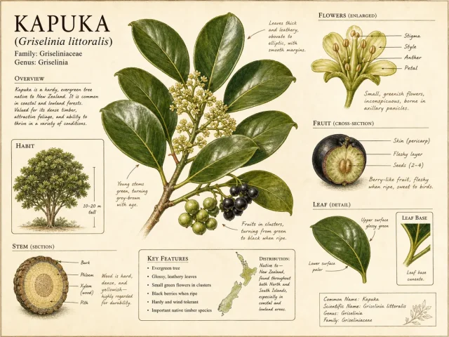 Kapuka (Griselinia littoralis)