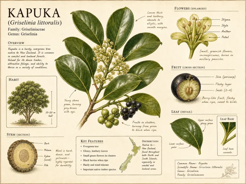 Kapuka (Griselinia littoralis)