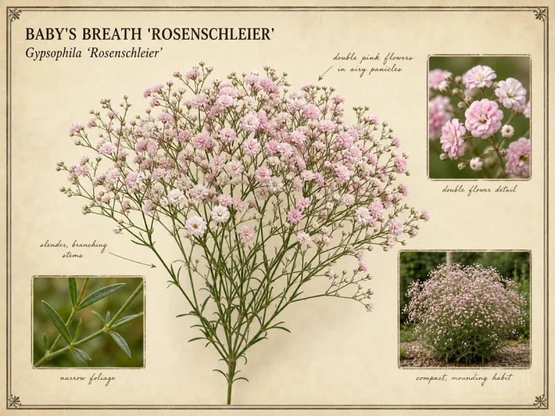 Baby’s Breath ‘Rosenschleier’ (Gypsophila ‘Rosenschleier’)