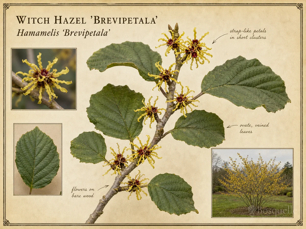 Witch Hazel ‘Brevipetala’ (Hamamelis ‘Brevipetala’)