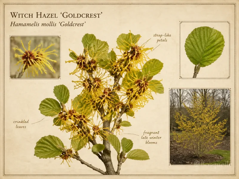 Witch Hazel ‘Goldcrest’ (Hamamelis mollis ‘Goldcrest’)