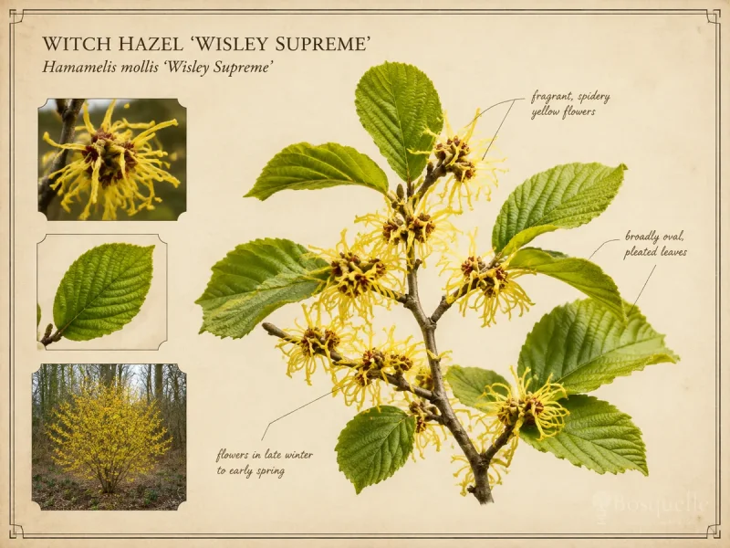 Witch Hazel ‘Wisley Supreme’ (Hamamelis mollis ‘Wisley Supreme’)
