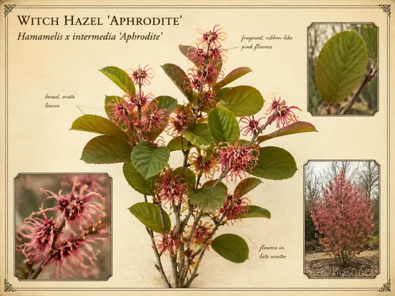 Witch Hazel ‘Aphrodite’ (Hamamelis x intermedia ‘Aphrodite’)