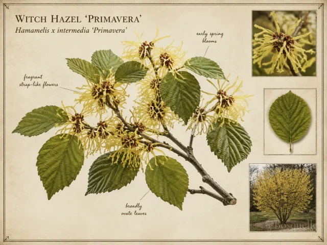 Witch Hazel ‘Primavera’ (Hamamelis x intermedia ‘Primavera’)
