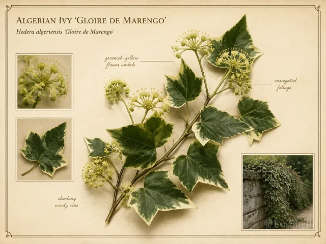 Algerian Ivy ‘Gloire de Marengo’ (Hedera algeriensis ‘Gloire de Marengo’)