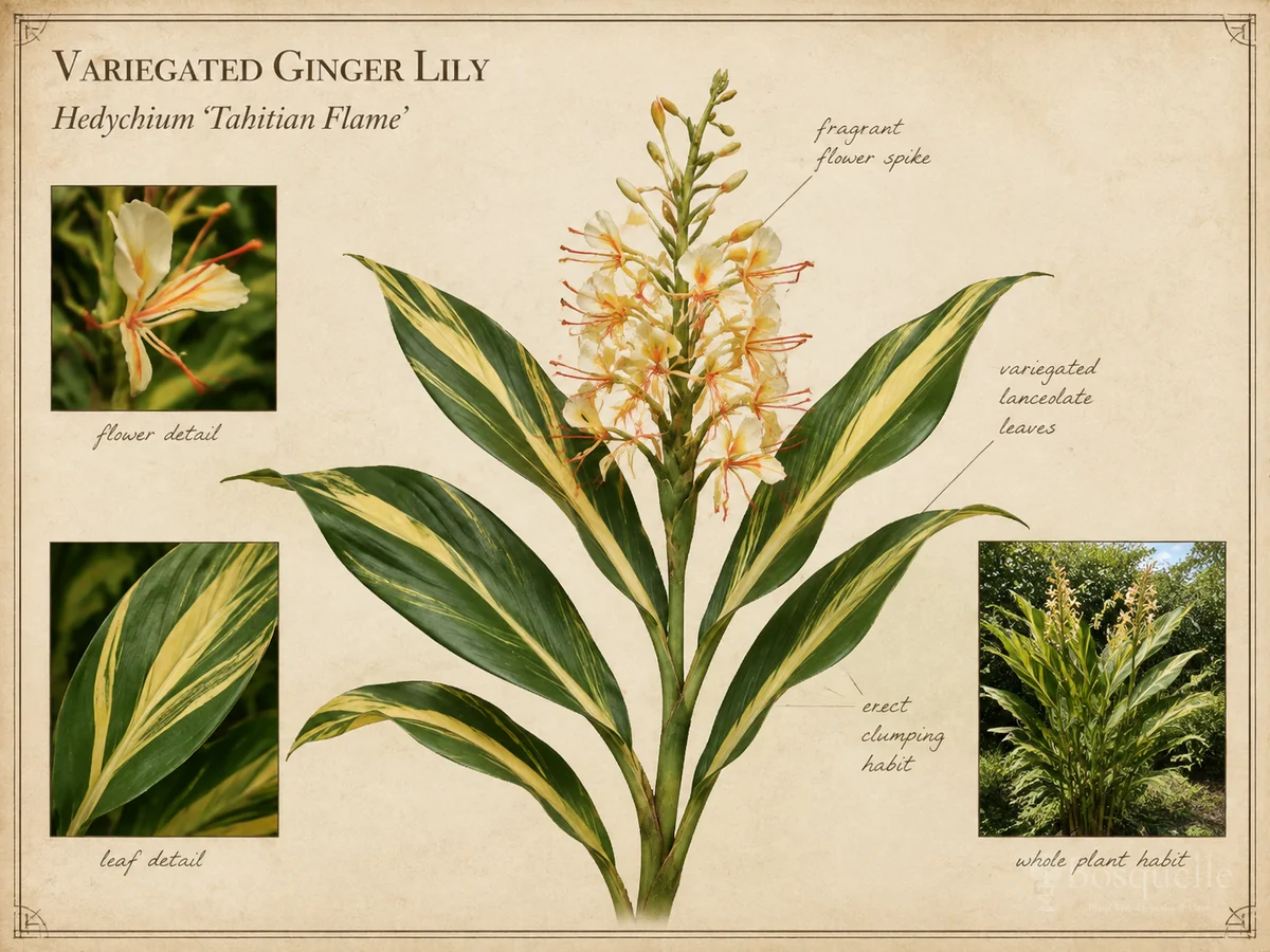 Variegated Ginger Lily