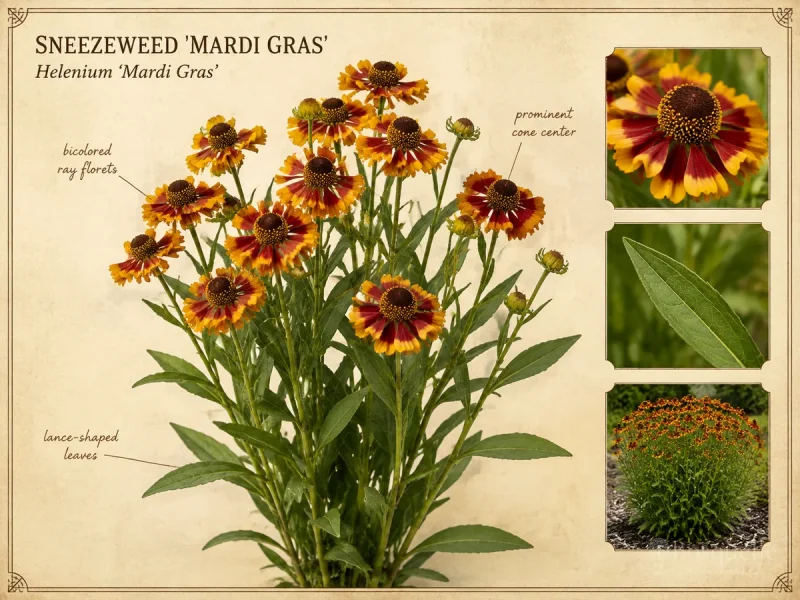 Sneezeweed ‘Mardi Gras’ (Helenium ‘Mardi Gras’)