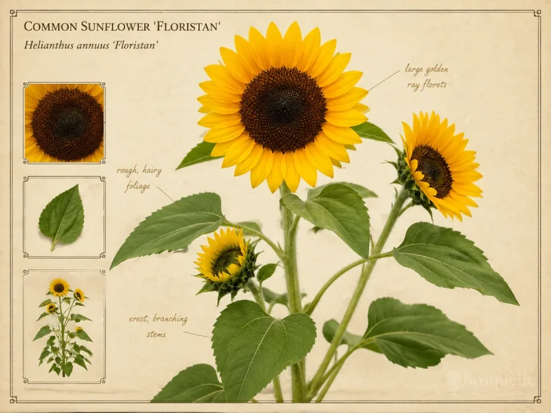 Common Sunflower ‘Floristan’ (Helianthus annuus ‘Floristan’)