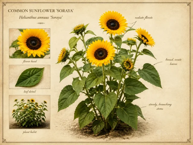 Common Sunflower ‘Soraya’ (Helianthus annuus ‘Soraya’)