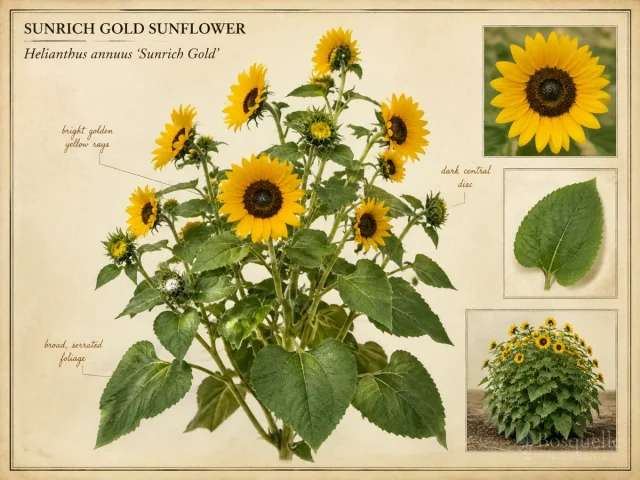 Sunrich Gold Sunflower (Helianthus annuus ‘Sunrich Gold’)