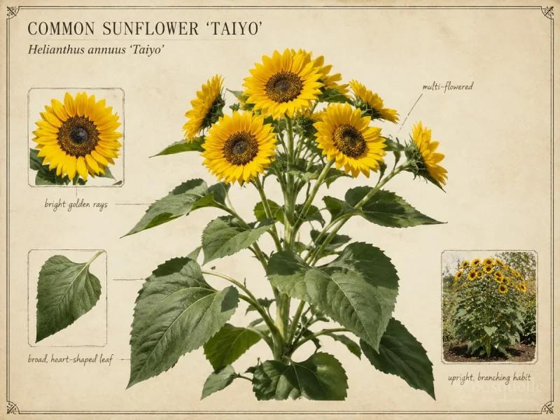 Common Sunflower ‘Taiyo’ (Helianthus annuus ‘Taiyo’)