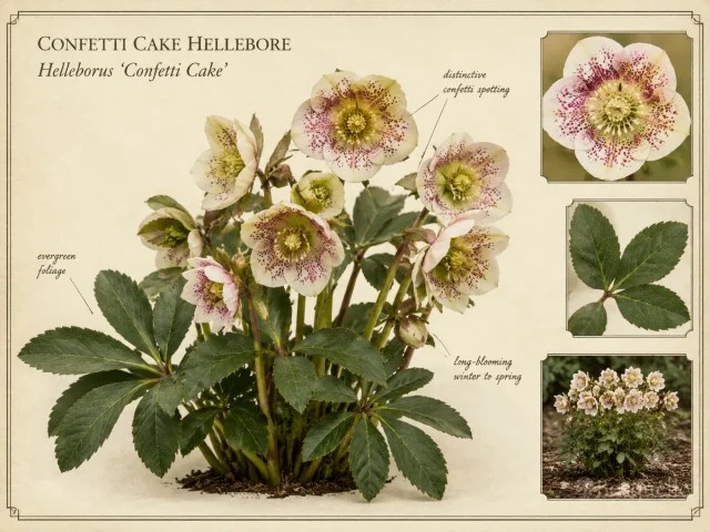 Confetti Cake Hellebore (Helleborus ‘Confetti Cake’)