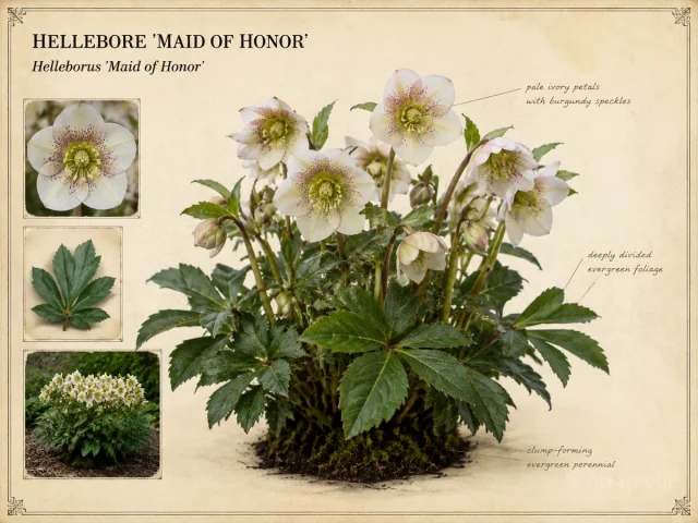 Hellebore ‘Maid of Honor’ (Helleborus ‘Maid of Honor’)