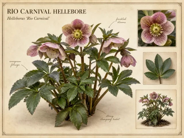 Rio Carnival Hellebore (Helleborus ‘Rio Carnival’)
