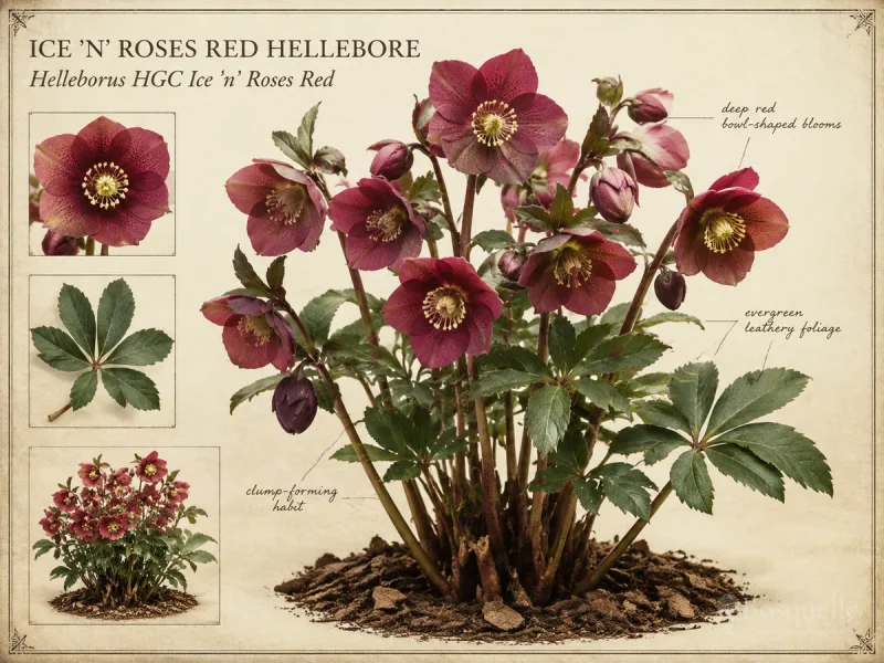 Ice 'n' Roses Red Hellebore