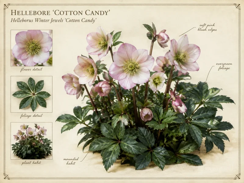 Hellebore 'Cotton Candy'
